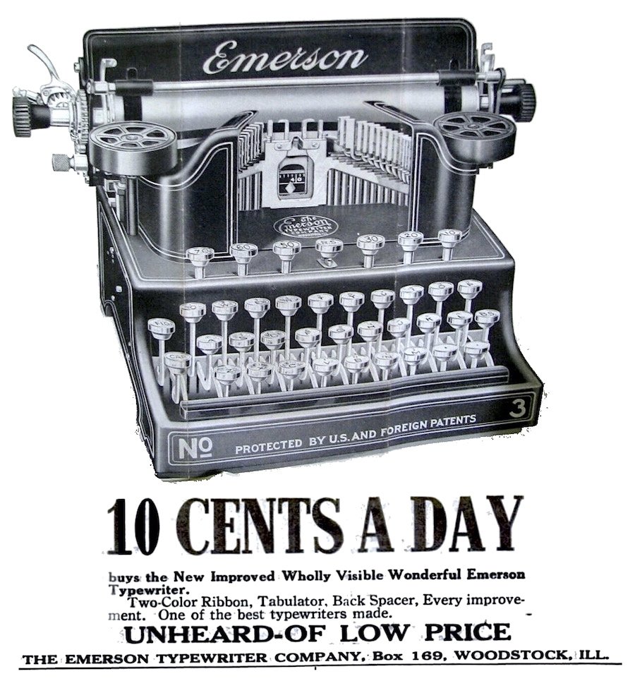emerson typewriter
